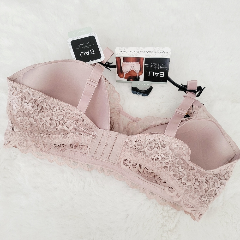 ❤️🔥BALI LACE WIRELESS CONVERTIBLE BRA SIZE 3X - Picture 8 of 8